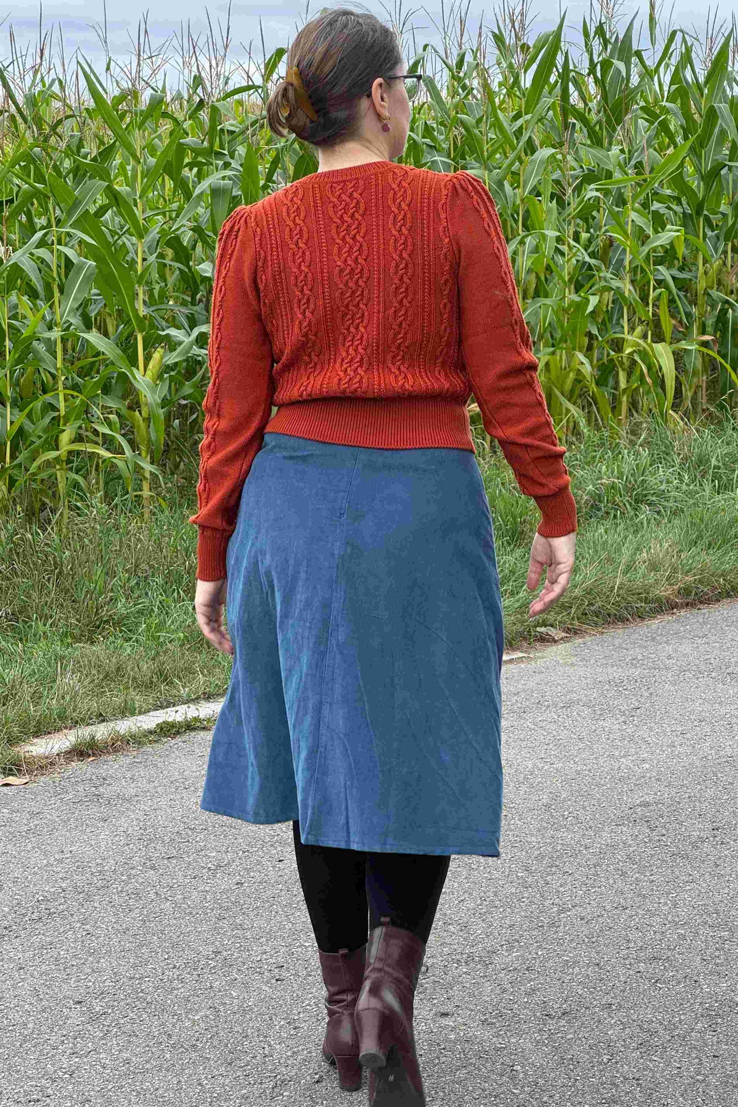 Kordrock A-Linie, Teal