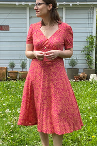 Hollywood Circle Dress Copacabana, Bloemen