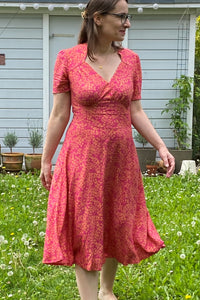 Hollywood Circle Dress Copacabana, Bloemen
