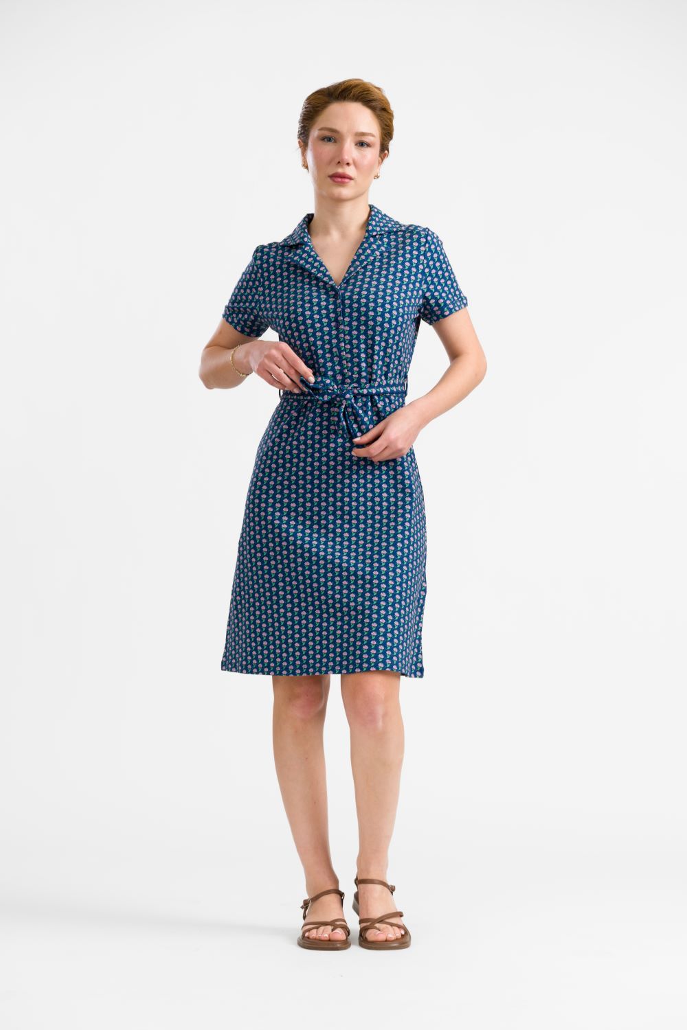 Kleid Monique Dress Short Sleeve, What About Flowers