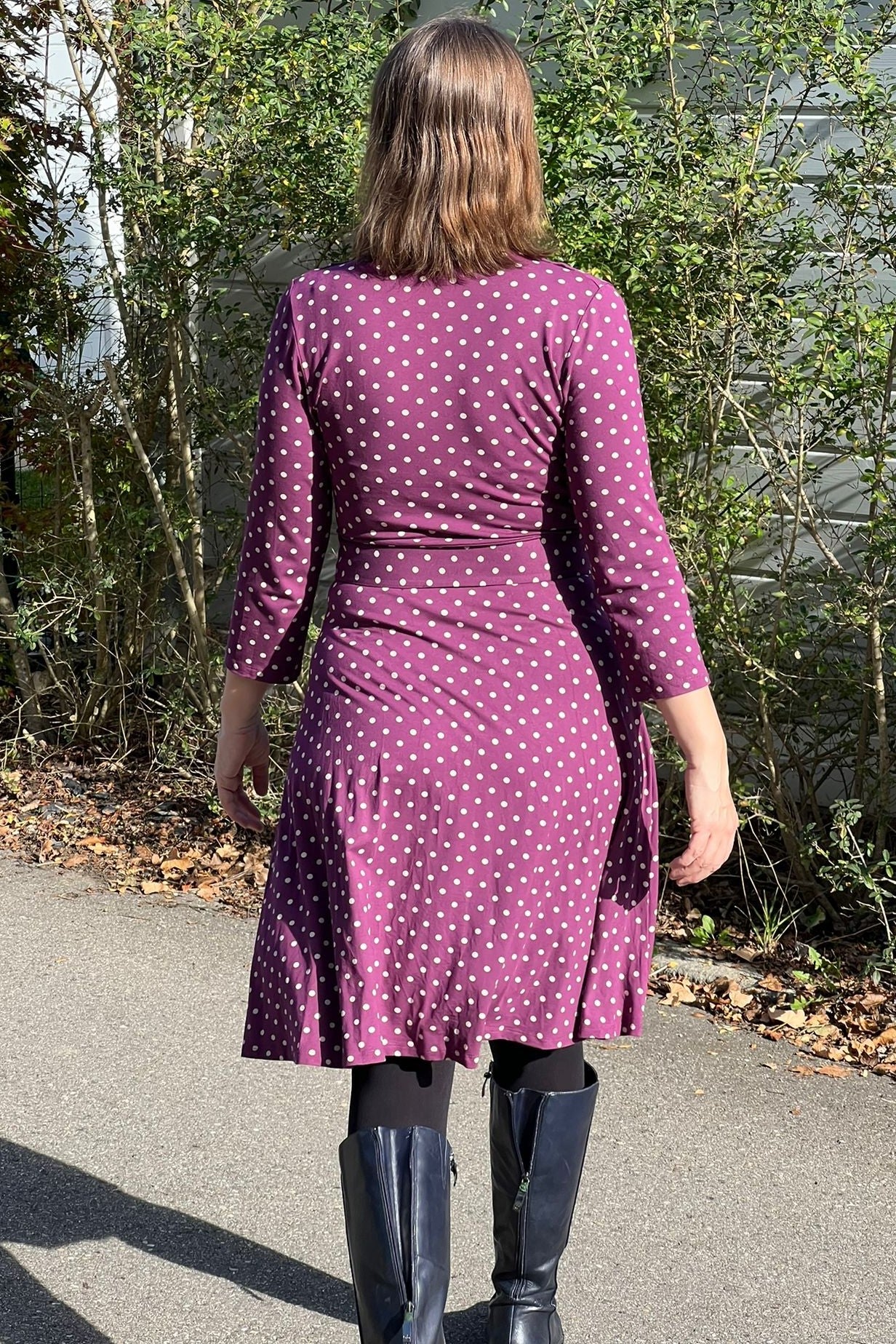 Kleid Celia, Dot Purple