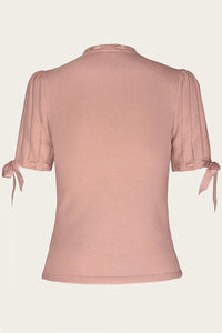 The Coquette Keyhole Top, Petal Pink