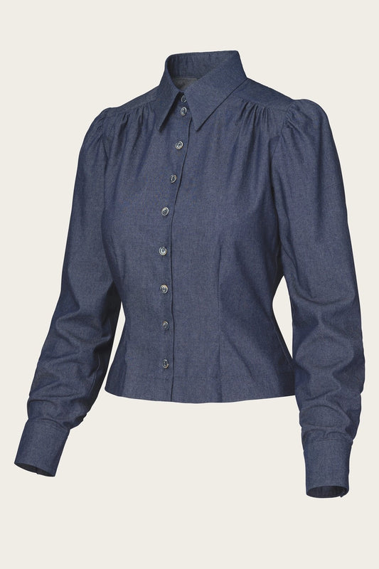 The Spectacular Spearpoint Shirt, Dark Denim