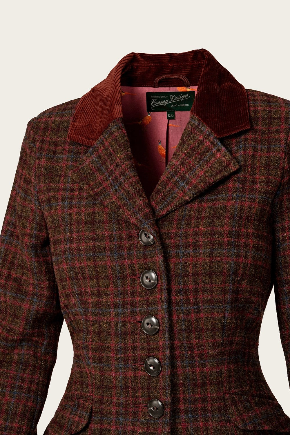 The Timeless Tweed Jacket, Hunting Tweed, Berry