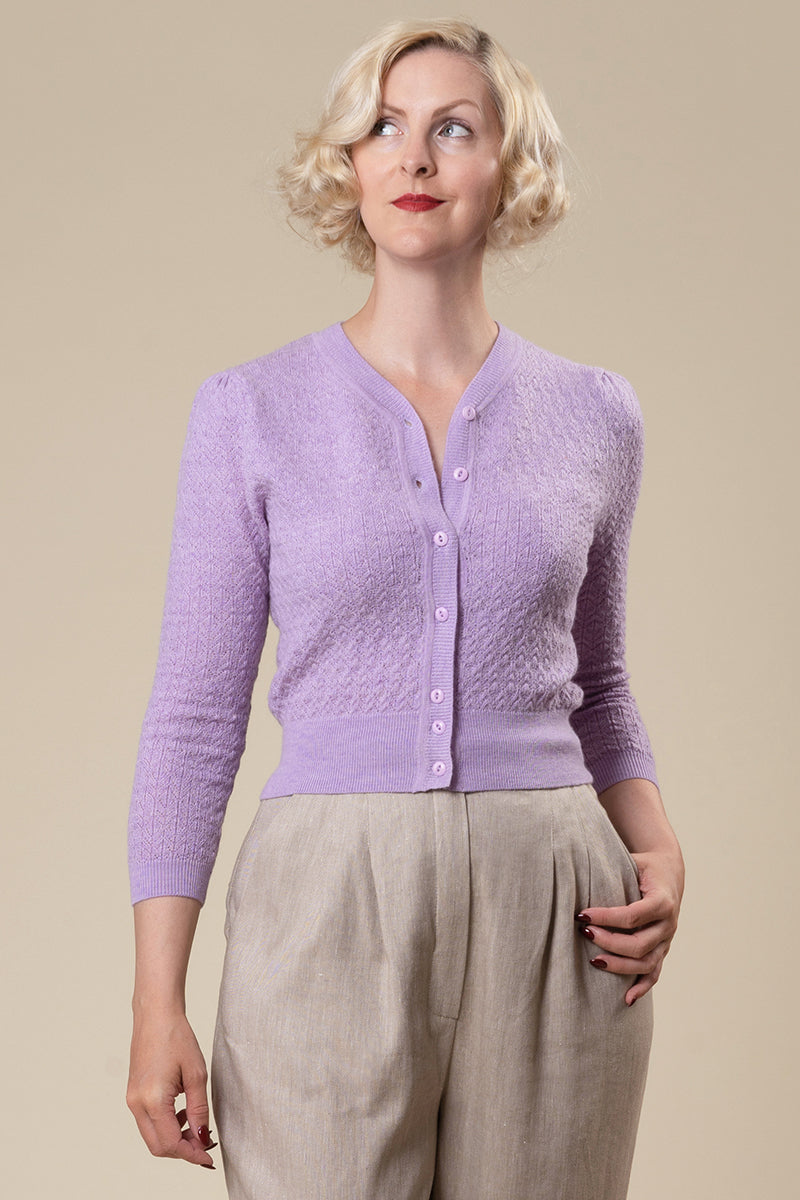 The Delightful Daytime Cardi, Lilac