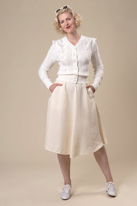 The Susie Q Cardigan, Cream