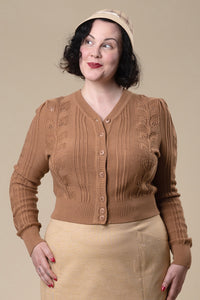 The Susie Q Cardigan, Toffee