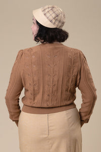 The Susie Q Cardigan, Toffee