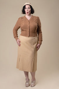 The Susie Q Cardigan, Toffee