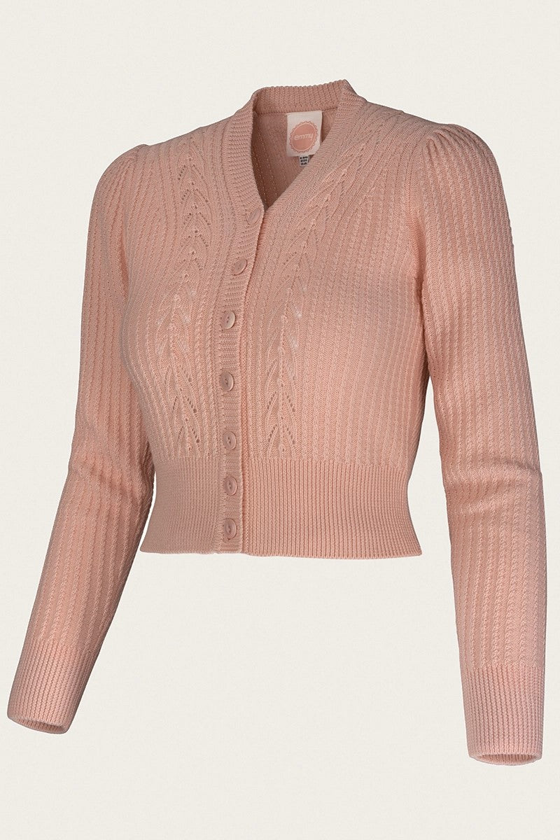 The Scandi Summer Cardi, Petal Pink