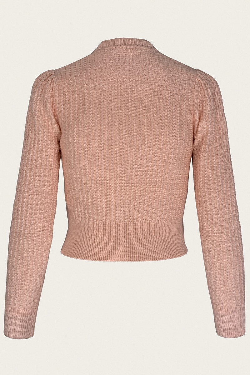 The Scandi Summer Cardi, Petal Pink