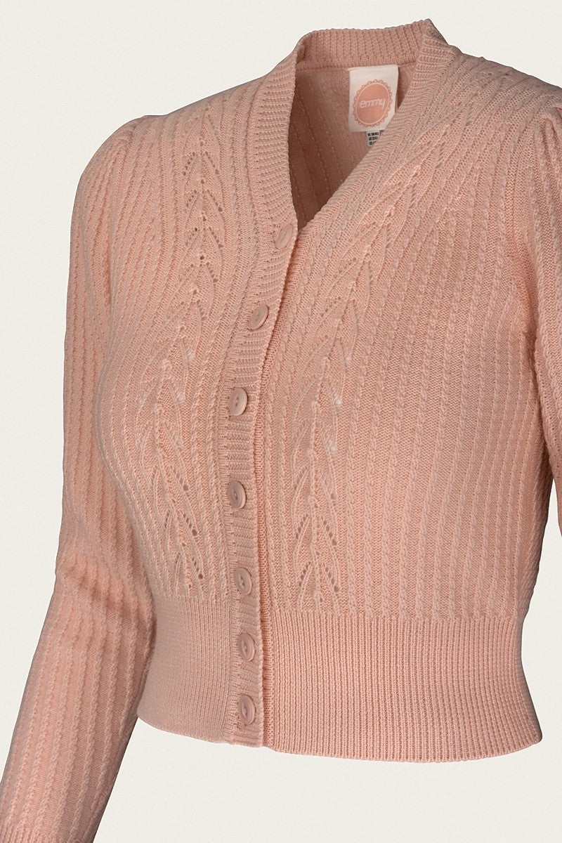 The Scandi Summer Cardi, Petal Pink