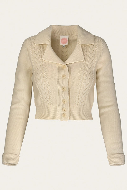 The Summernight Knit Jacket, Ivory