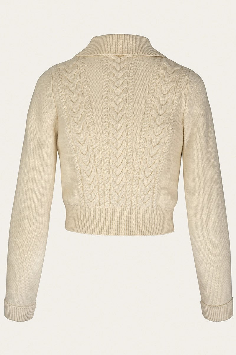 The Summernight Knit Jacket, Ivory