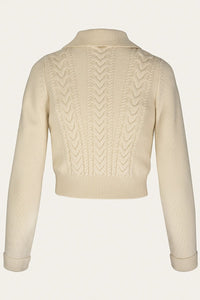 The Summernight Knit Jacket, Ivory