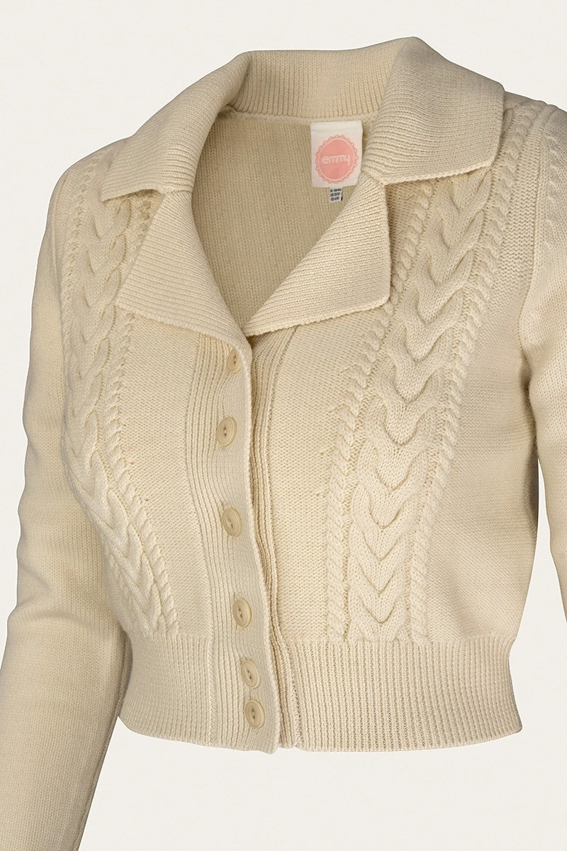 The Summernight Knit Jacket, Ivory