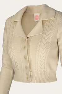 The Summernight Knit Jacket, Ivory