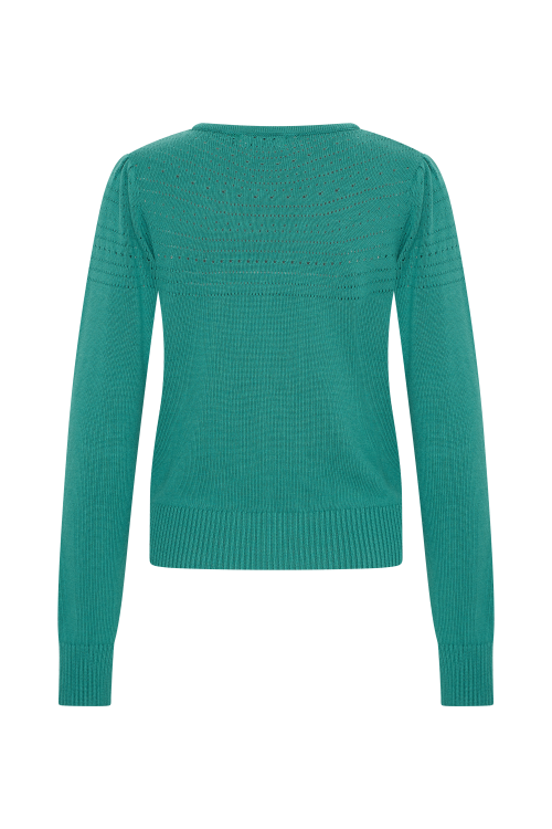 Lucia V-Neck Cardigan, Emerald