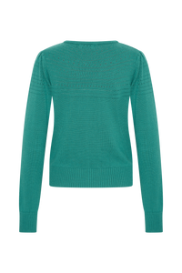 Lucia V-Neck Cardigan, Emerald