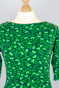 Danecharlotte Dress, Khaki/Green Fleurie