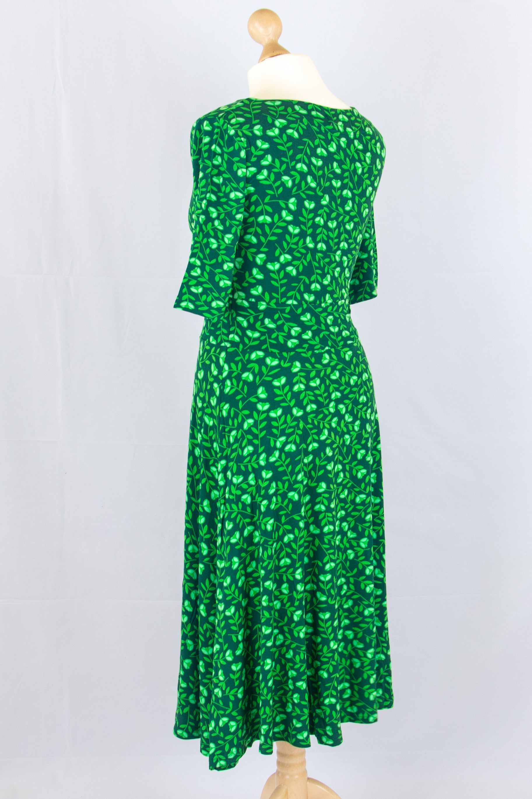 Danecharlotte Dress, Khaki/Green Fleurie