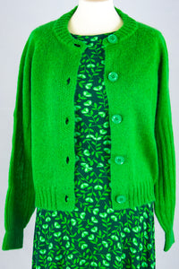 Danecharlotte Dress, Khaki/Green Fleurie
