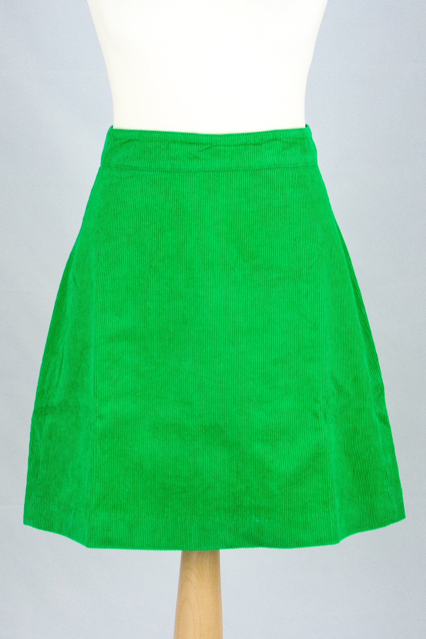 Danelondon Cord Skirt, Green