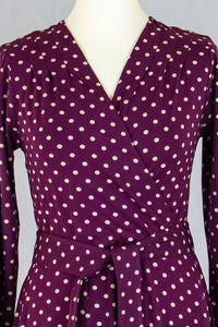 Kleid Celia, Dot Purple