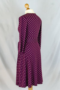 Kleid Celia, Dot Purple