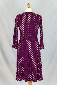 Kleid Celia, Dot Purple