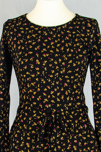 Hey Good Lookin' Kleid, Leaf Love Black