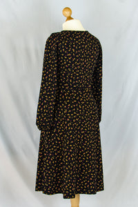 Hey Good Lookin' Kleid, Leaf Love Black