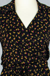 Beat City Kleid, Leaf Love Black