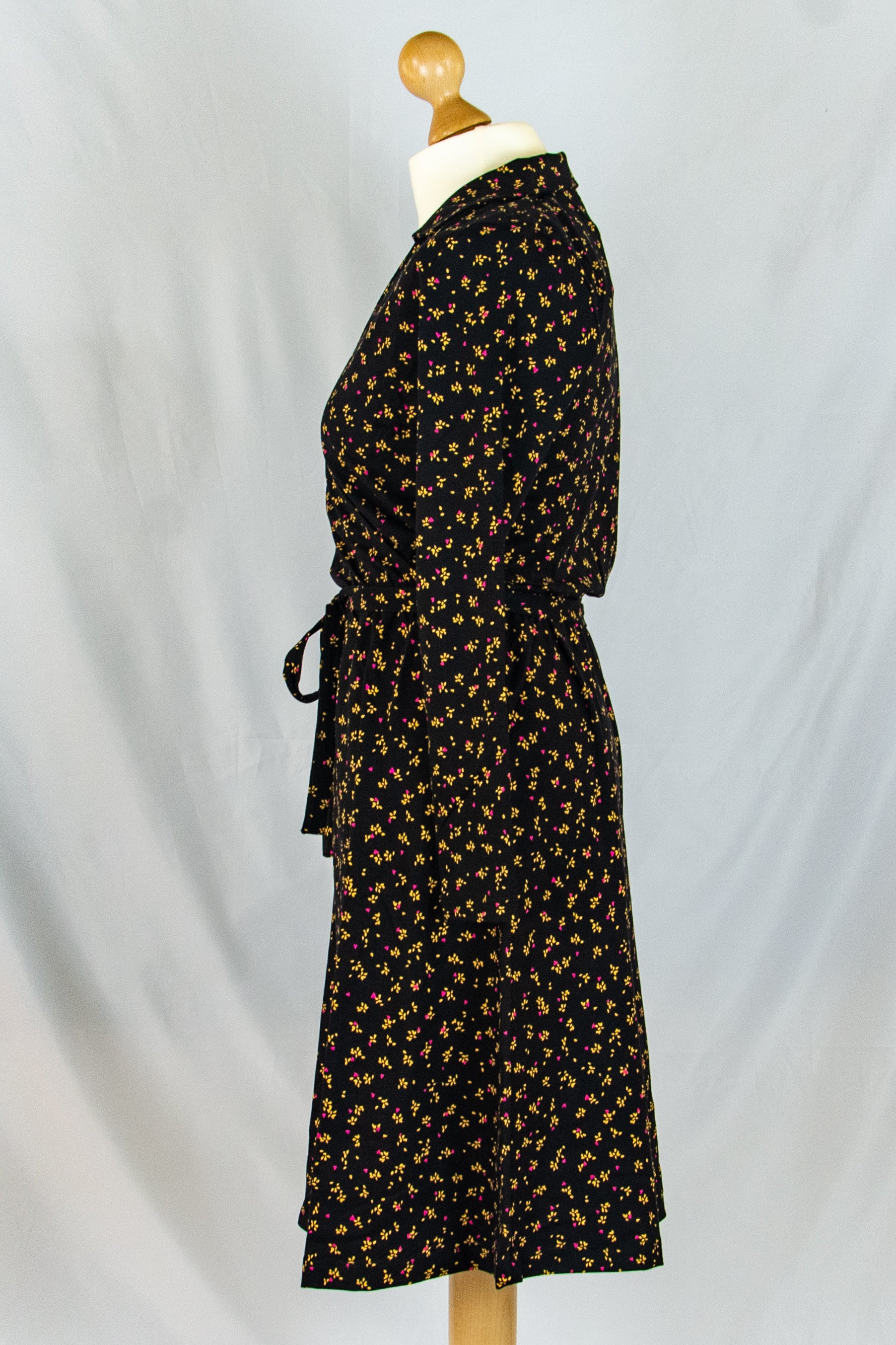 Beat City Kleid, Leaf Love Black