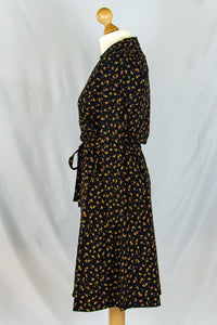 Beat City Kleid, Leaf Love Black
