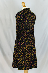 Beat City Kleid, Leaf Love Black