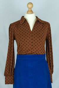 Bluse Tomasine, Brown