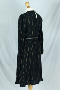 Kleid Poppin In, Sparkle Black Gold