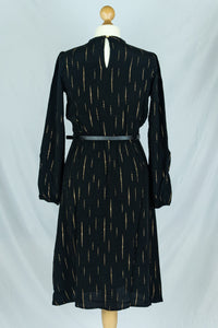 Kleid Poppin In, Sparkle Black Gold