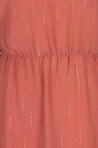 Kleid Poppin In, Sparkle Sand Gold