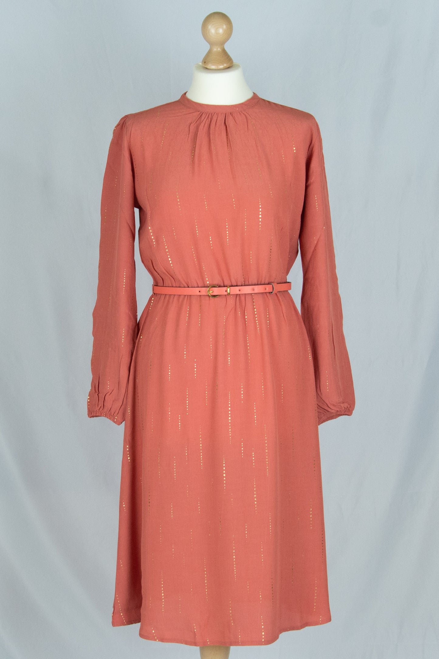 Kleid Poppin In, Glitzer Sparkle Sand Gold
