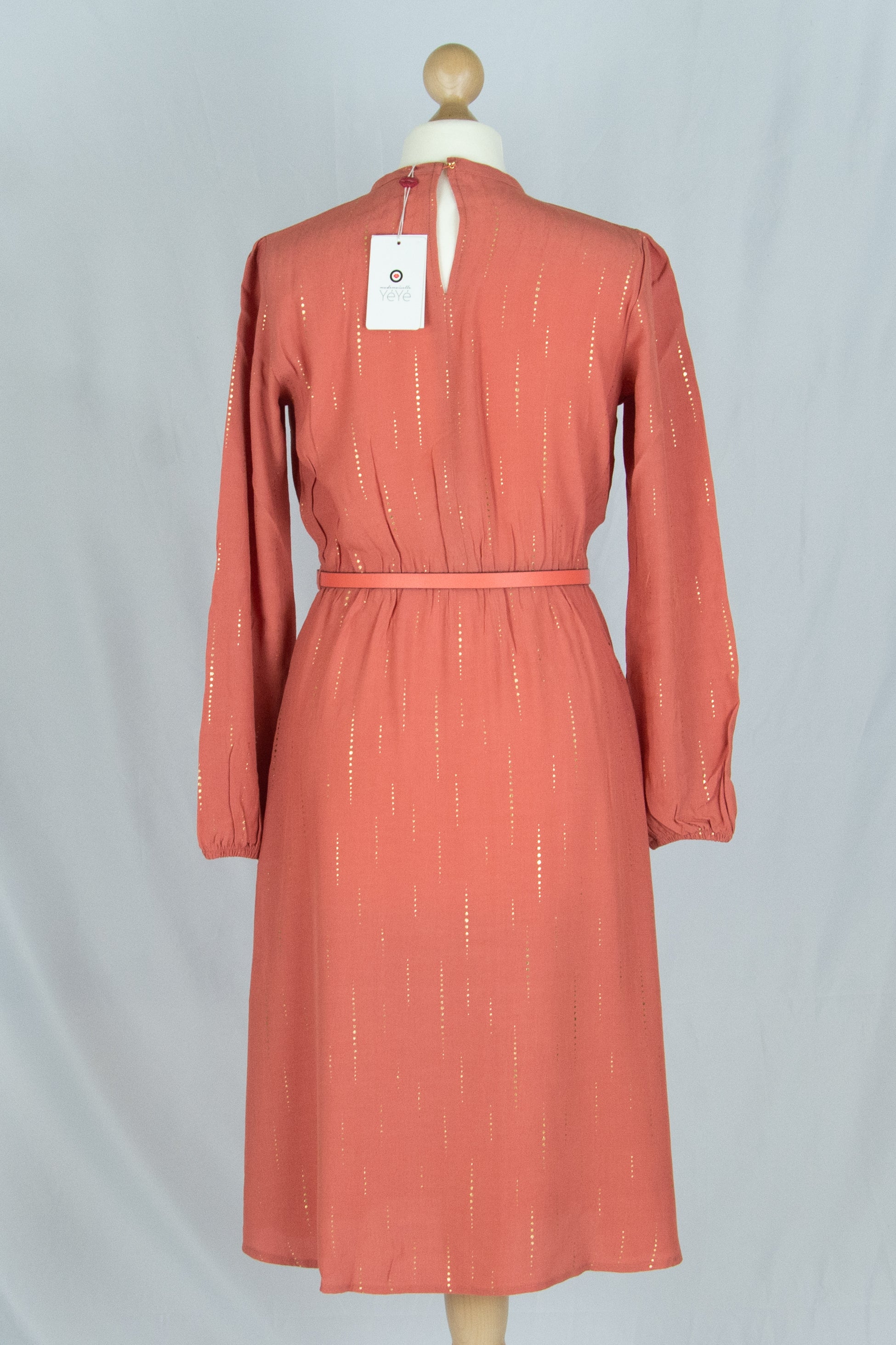 Kleid Poppin In, Sparkle Sand Gold