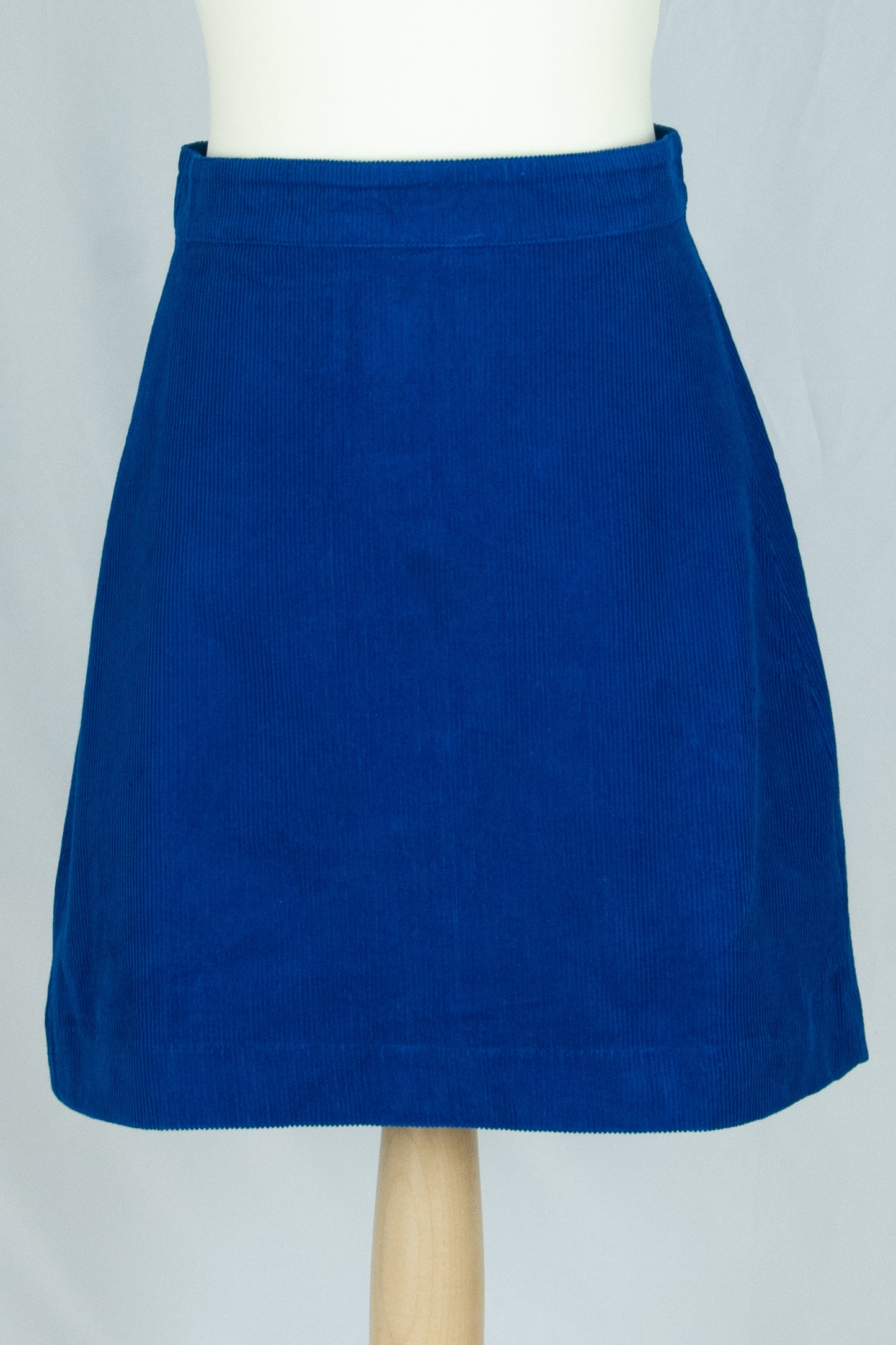 Danelondon Cord Skirt, Blue