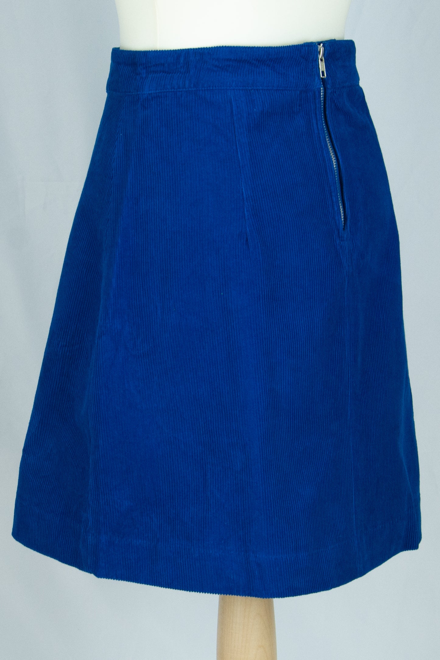 Danelondon Cord Skirt, Blue