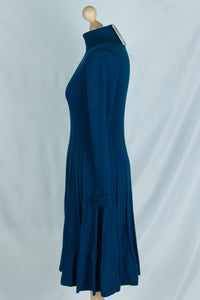 Strickkleid Henna Roll Neck, Blue