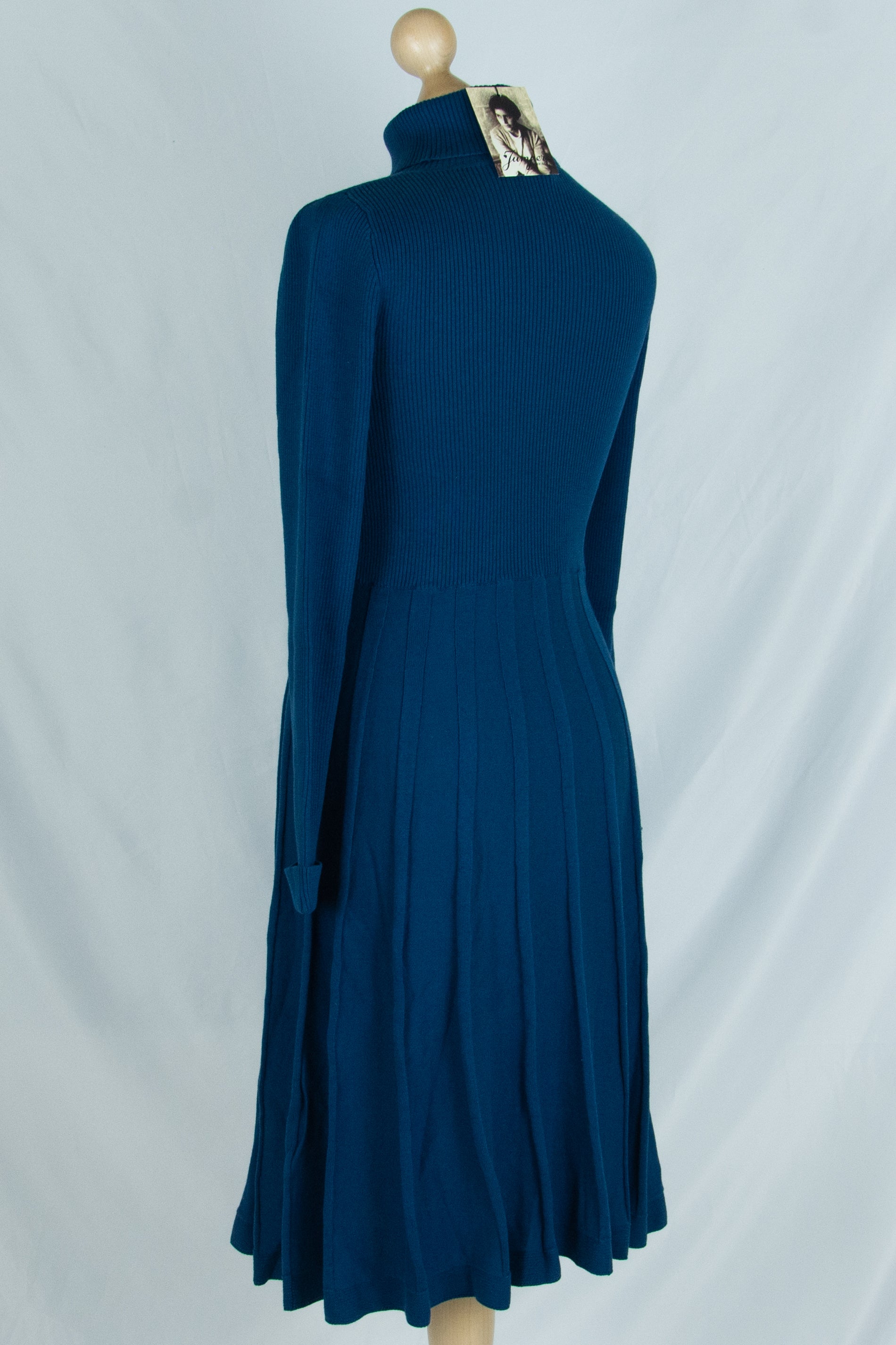 Strickkleid Henna Roll Neck, Blue