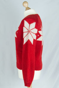 Danefantastic Flakes Sweater, Red/Chalk