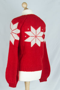 Danefantastic Flakes Sweater, Red/Chalk