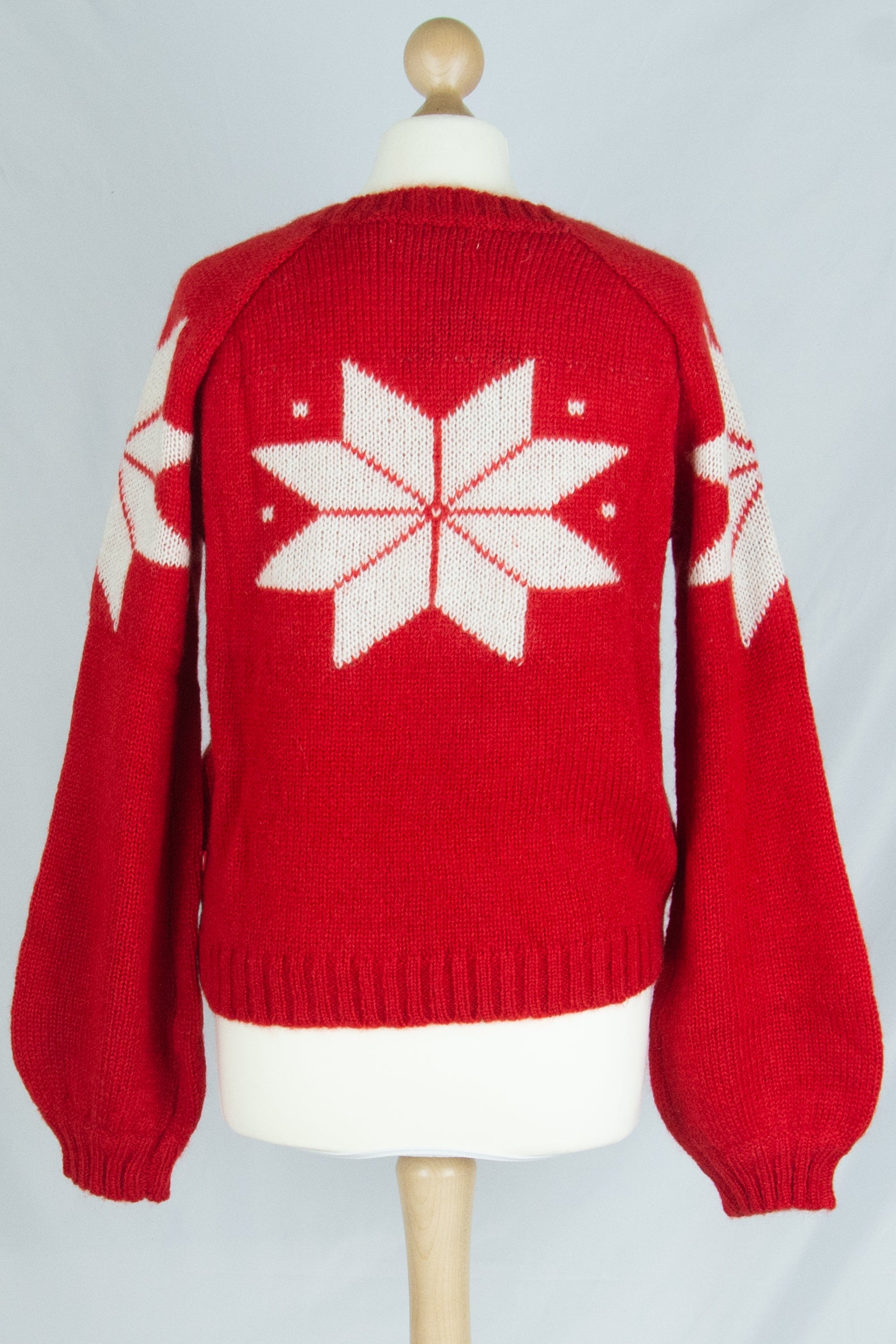 Danefantastic Flakes Sweater, Red/Chalk