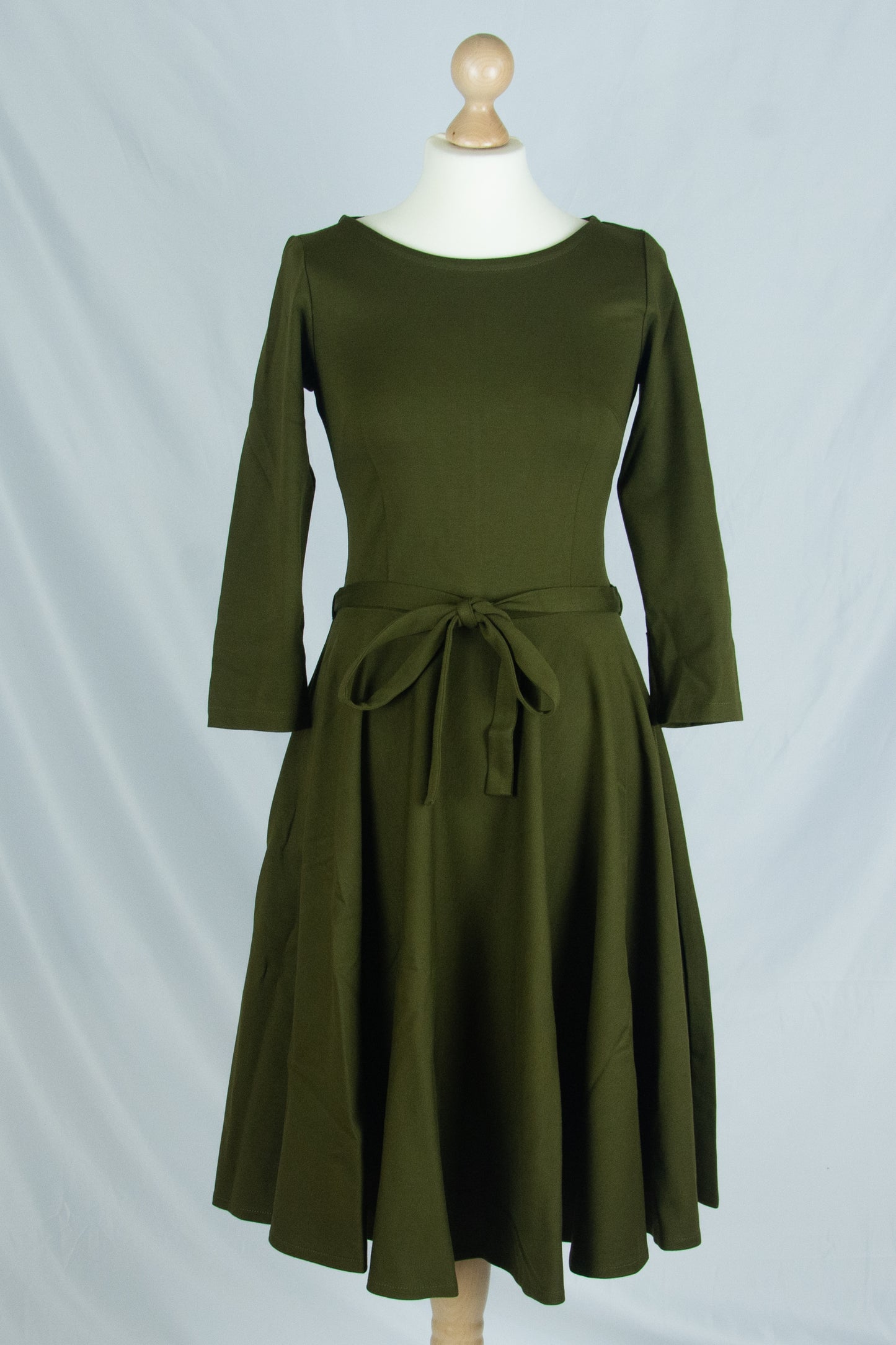 Ballerina Dress, Olive Punty